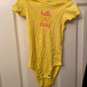 Hello sunshine onesie